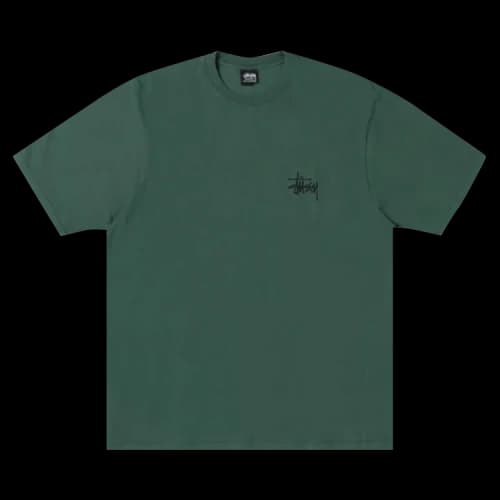 Stussy Basic Pigment Dyed T-Shirt 'Pine'
