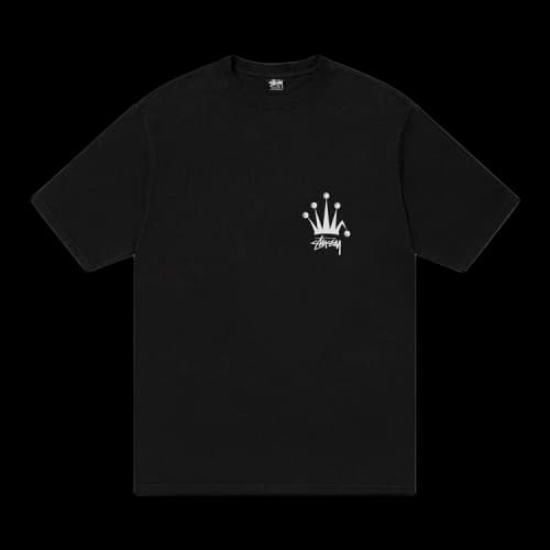 Stussy Regal Crown Pigment Dyed Tee 'Black'