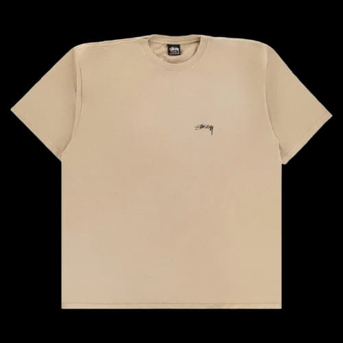 Stussy Smooth Stock Pigment Dyed Tee 'Khaki'