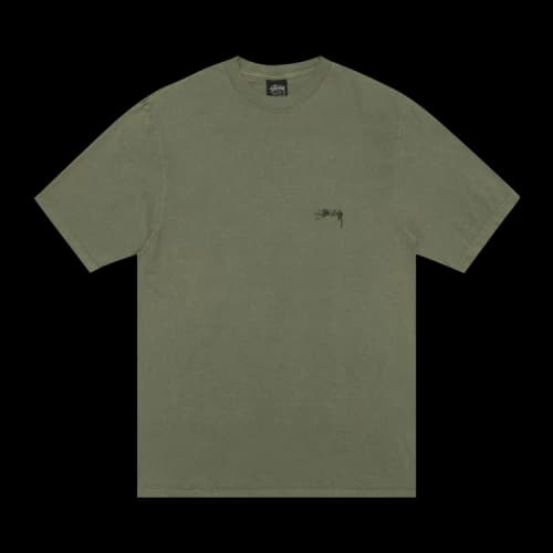 Stussy Smooth Stock Tee 'Olive'