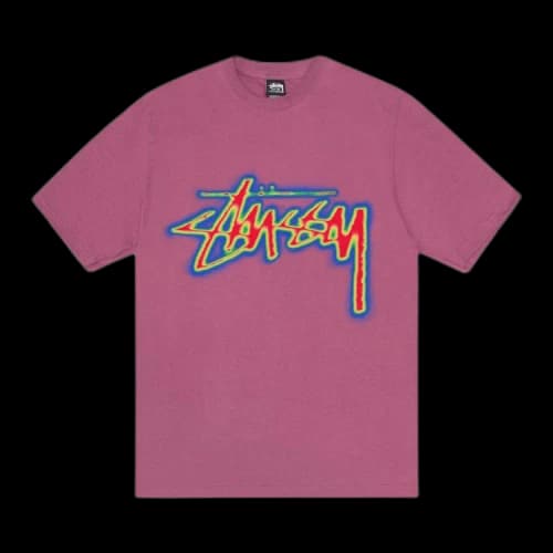 Stussy Thermal Stock Tee Berry