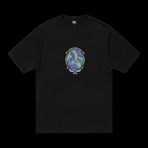 Stussy Venus Oval Pigment Dyed Tee Black