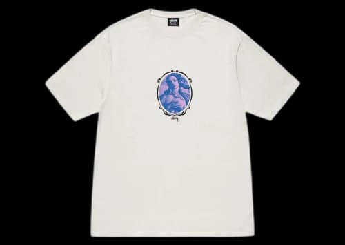 Stussy Venus Oval Pigment Dyed Tee Natural
