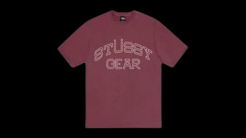 Stussy Gear Tee Oxblood