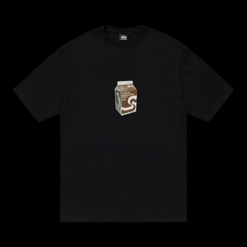 Stussy Milk Tee Black