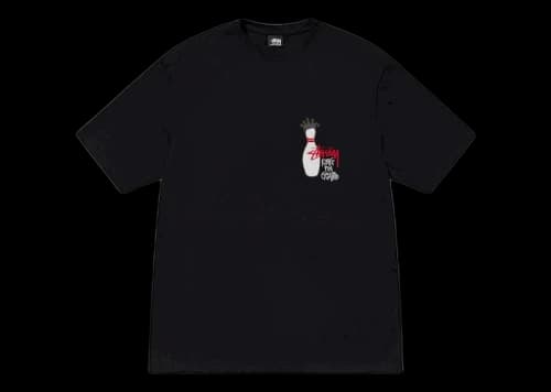 Stussy Kingpin Pigment Dyed T-shirt Black