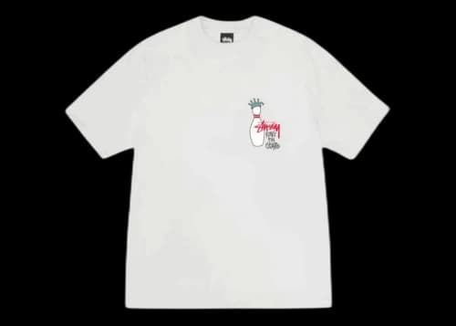 Stussy Kingpin Pigment Dyed T-shirt Natural