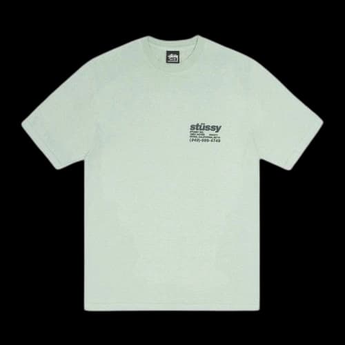 Stussy Pigment Dyed DNA Tee 'Granite'