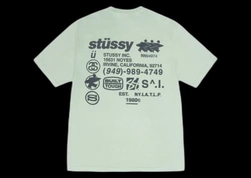 Stussy DNA Pigment Dyed Tee Granite