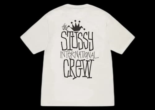 Stussy Crown International Pigment Dyed Tee Natural