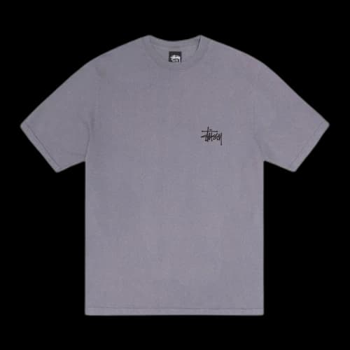 Stussy Built In USA Tee Pigment Dyed 'Shark'