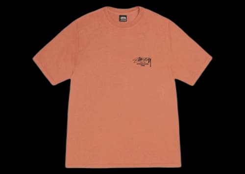 Stussy Beat Sounds Pigment Dyed Tee Rust