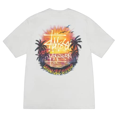 Stussy Sunset Tee Fog