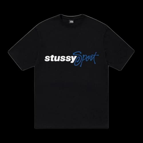 Stussy Sport Script Tee 'Black'