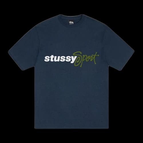 Stussy Sport Script Tee 'Navy'
