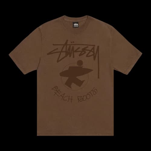 Stussy Beach Roots Tee 'Brown'