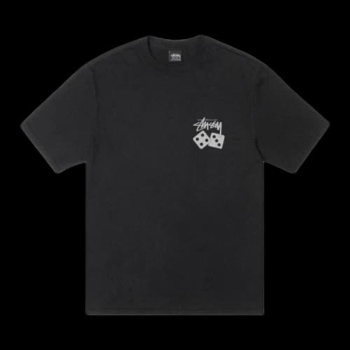 Stussy Dice Tee Pigment Dyed 'Black'