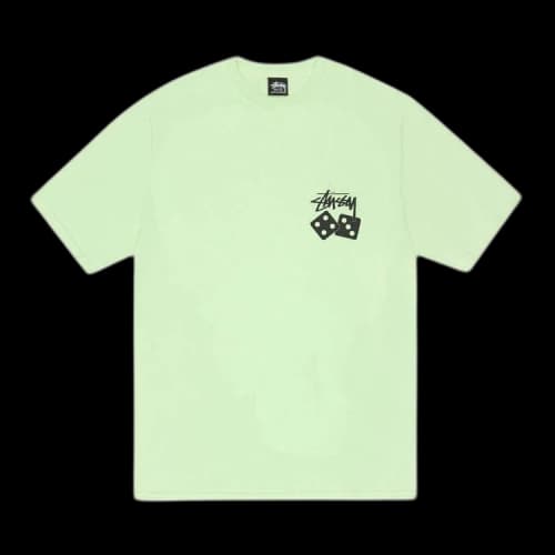 Stussy Dice Tee Pigment Dyed 'Pistachio'
