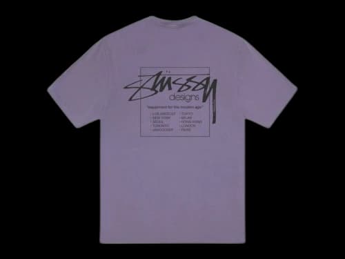Stussy Modern Age Pigment Dyed Tee Grape