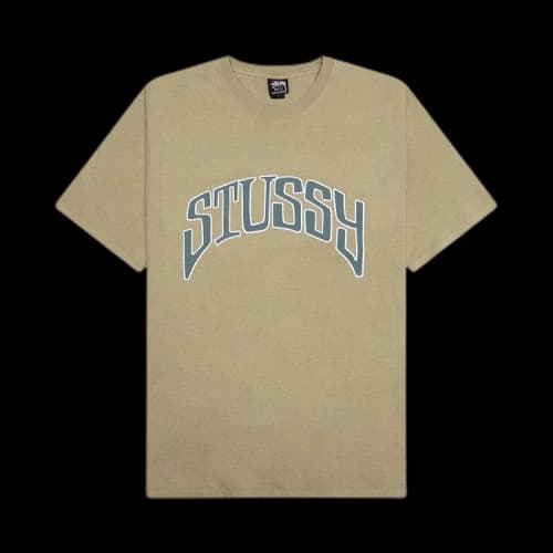 Stussy Arched Pigment Dyed T-Shirt 'Elm'