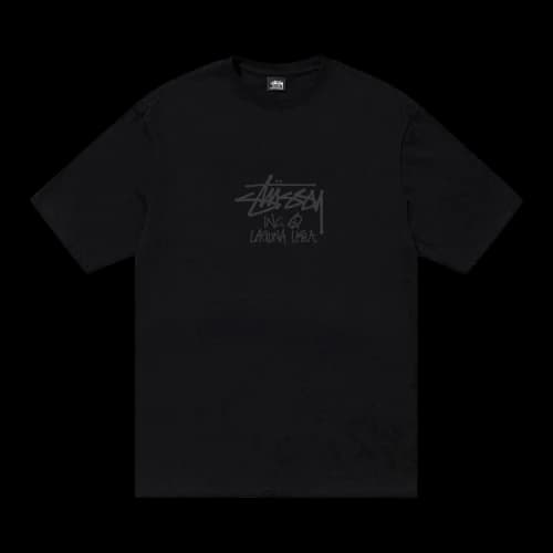 Stussy Laguna USA Pigment Dyed Tee Black