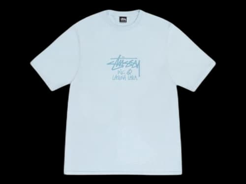Stussy Laguna USA Pigment Dyed Tee Sky Blue