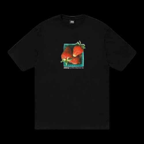 Stussy Berries Tee 'Black'