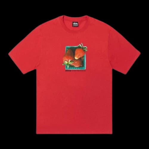 Stussy Berries Tee 'Cayenne'