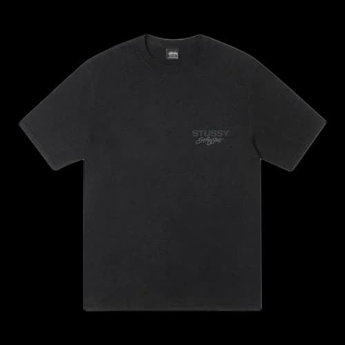 Stussy Surf Club Tee Pigment Dyed 'Black'