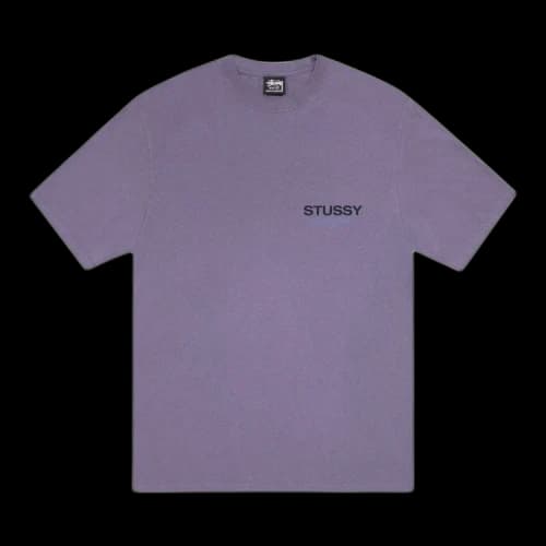 Stussy Surf Club Tee Pigment Dyed 'Grape'
