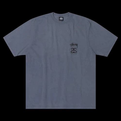 Stussy Stock Link Pigment Dyed Tee Navy