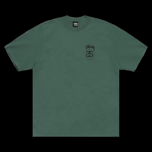 Stussy Stock Link Pigment Dyed Tee Pine