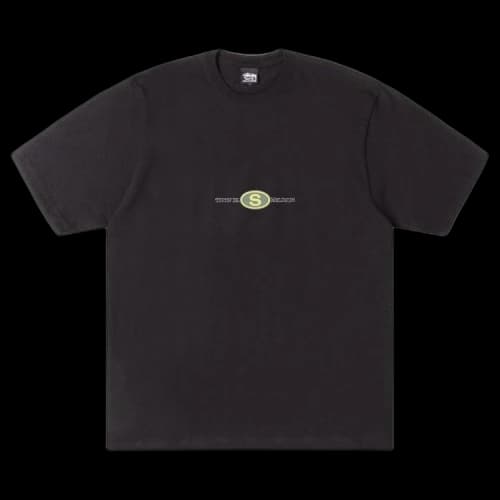 Stussy Worldwide Dot Tee Black