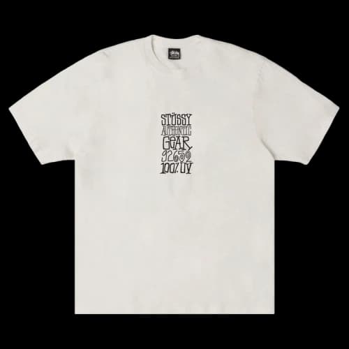 Stussy Authentic Gear Tee Pigment Dyed 'Natural'
