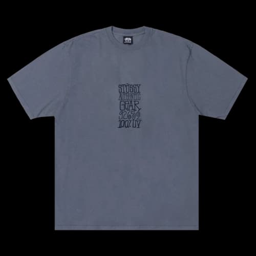 Stussy Authentic Gear Pigment Dyed Tee Navy