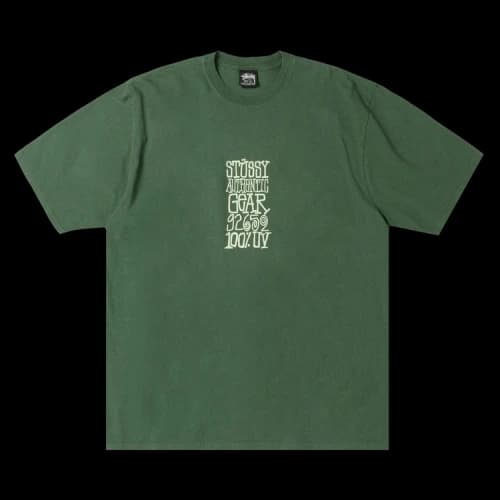 Stussy Authentic Gear Pigment Dyed Tee Pine