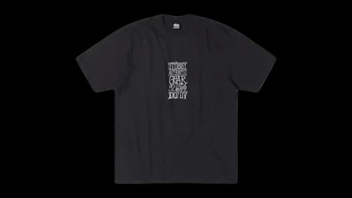 Stussy Authentic Gear Pigment Dyed Tee Faded Black