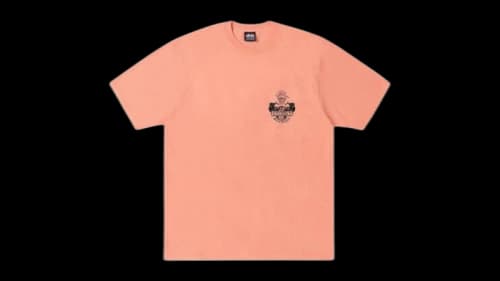 Stussy Built To Last Pig Dyed Tee Sherbert