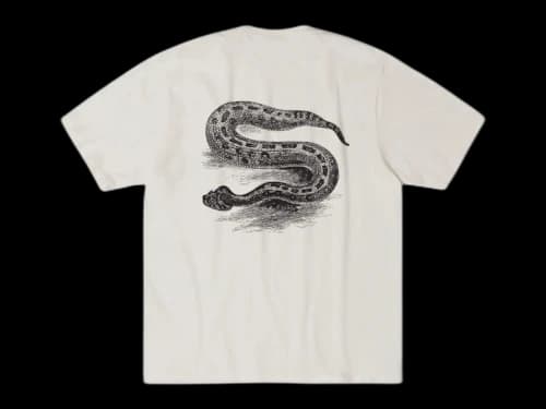 Stussy Serpent Pigment Dyed Tee Natural