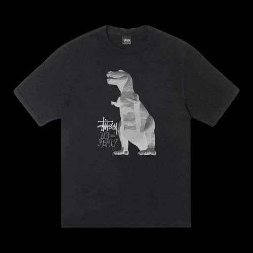 Stussy Big & Meaty Tee Pigment Dyed 'Black'