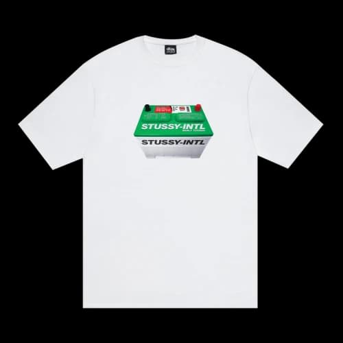 Stussy Battery Tee 'White'