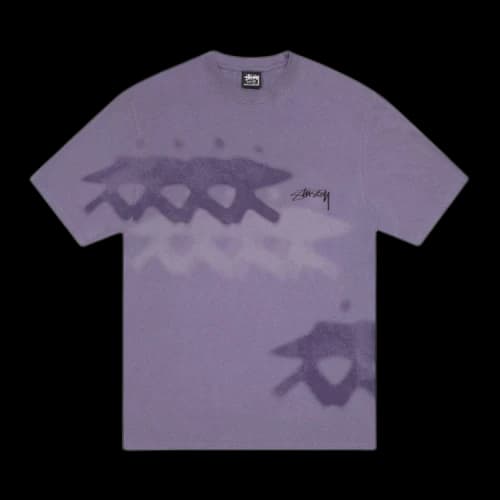 Stussy Low Tide Tee Pigment Dyed 'Grape'