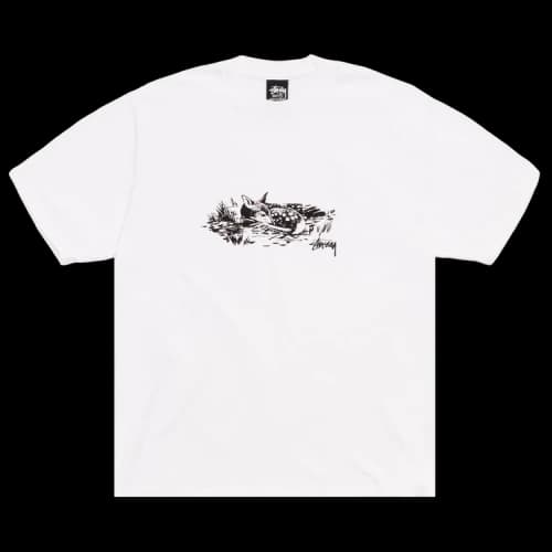Stussy Fawn Tee 'White'