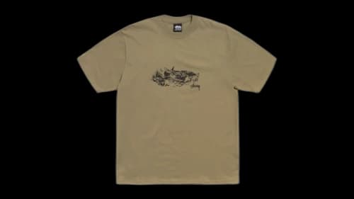 Stussy Fawn Tee Army