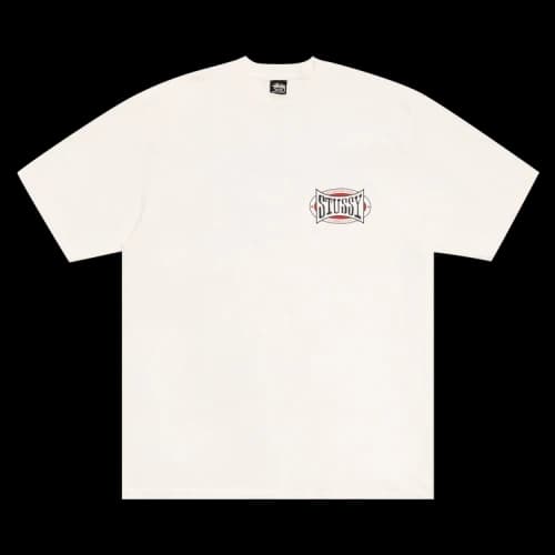 Stussy Champion Oval Tee Pigment Dyed 'Natural'