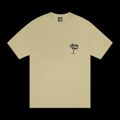 Stussy Martini Tee Pigment Dyed 'Elm'