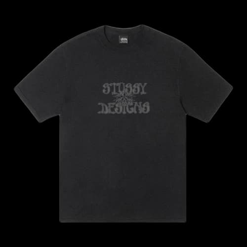 Stussy Wes Palms Tee Pigment Dyed 'Black'