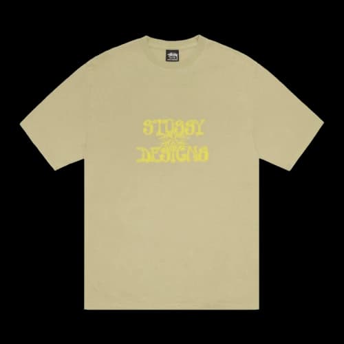 Stussy Wes Palms Tee Pigment Dyed 'Elm'