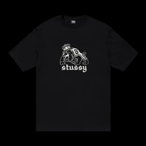 Stussy Bulldog Tee Black
