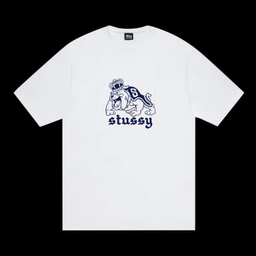 Stussy Bulldog Tee White
